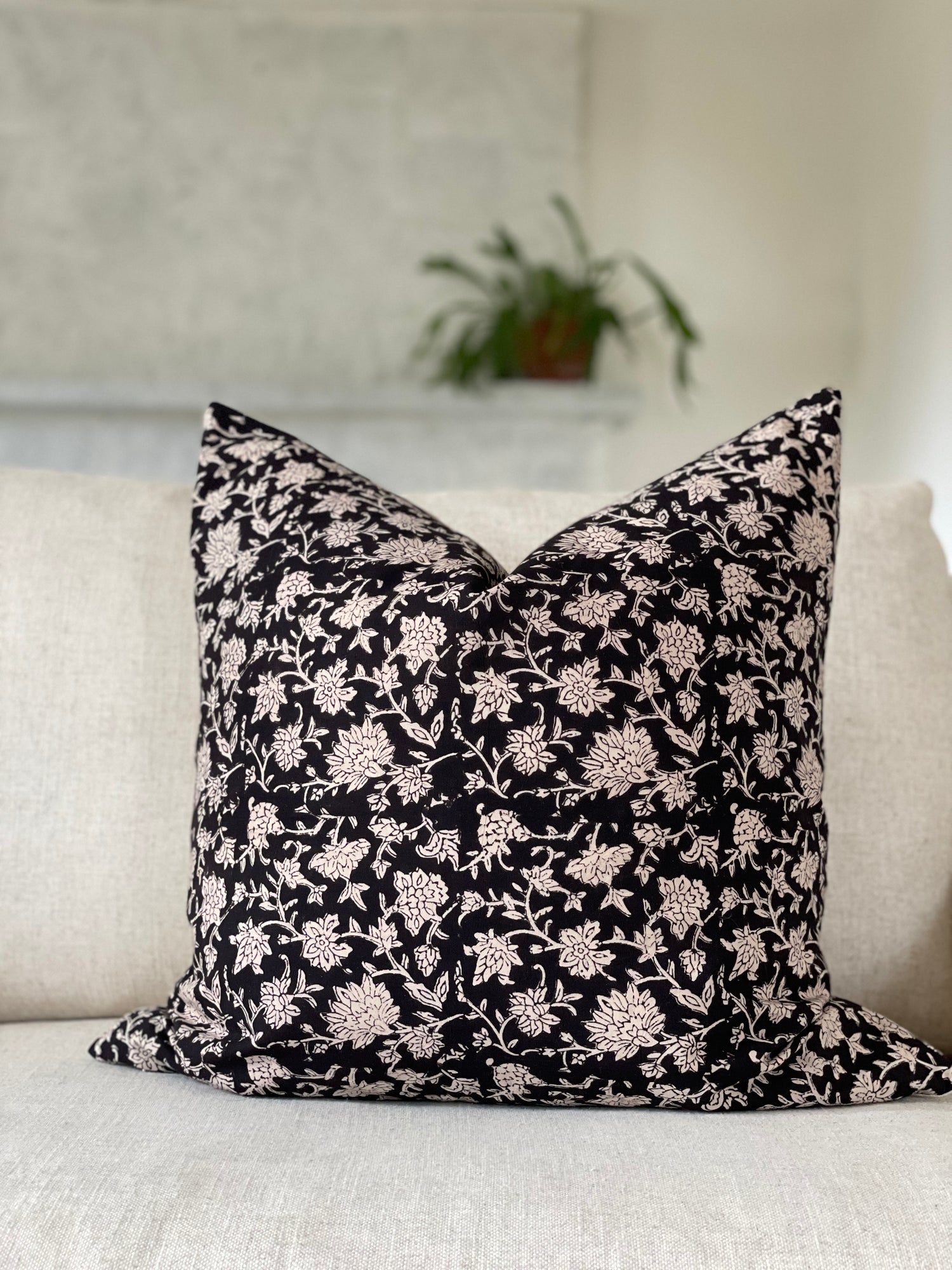 Block Print Pillow Covers