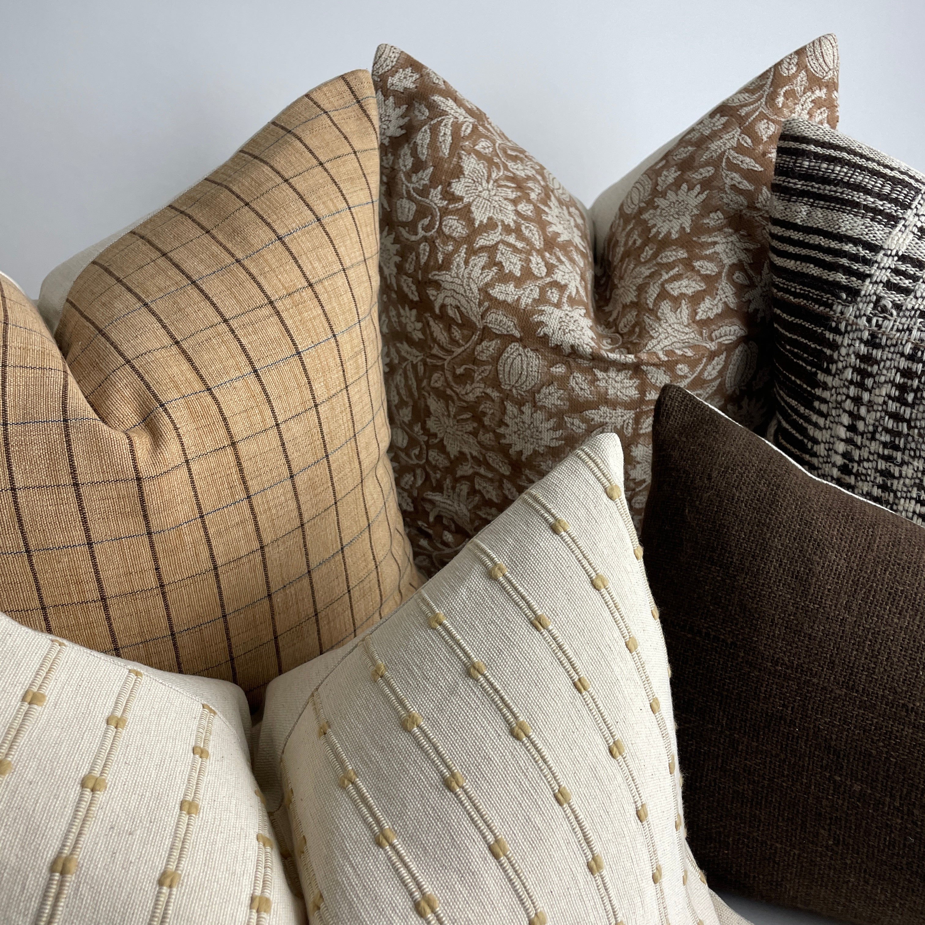 woven pillow covers