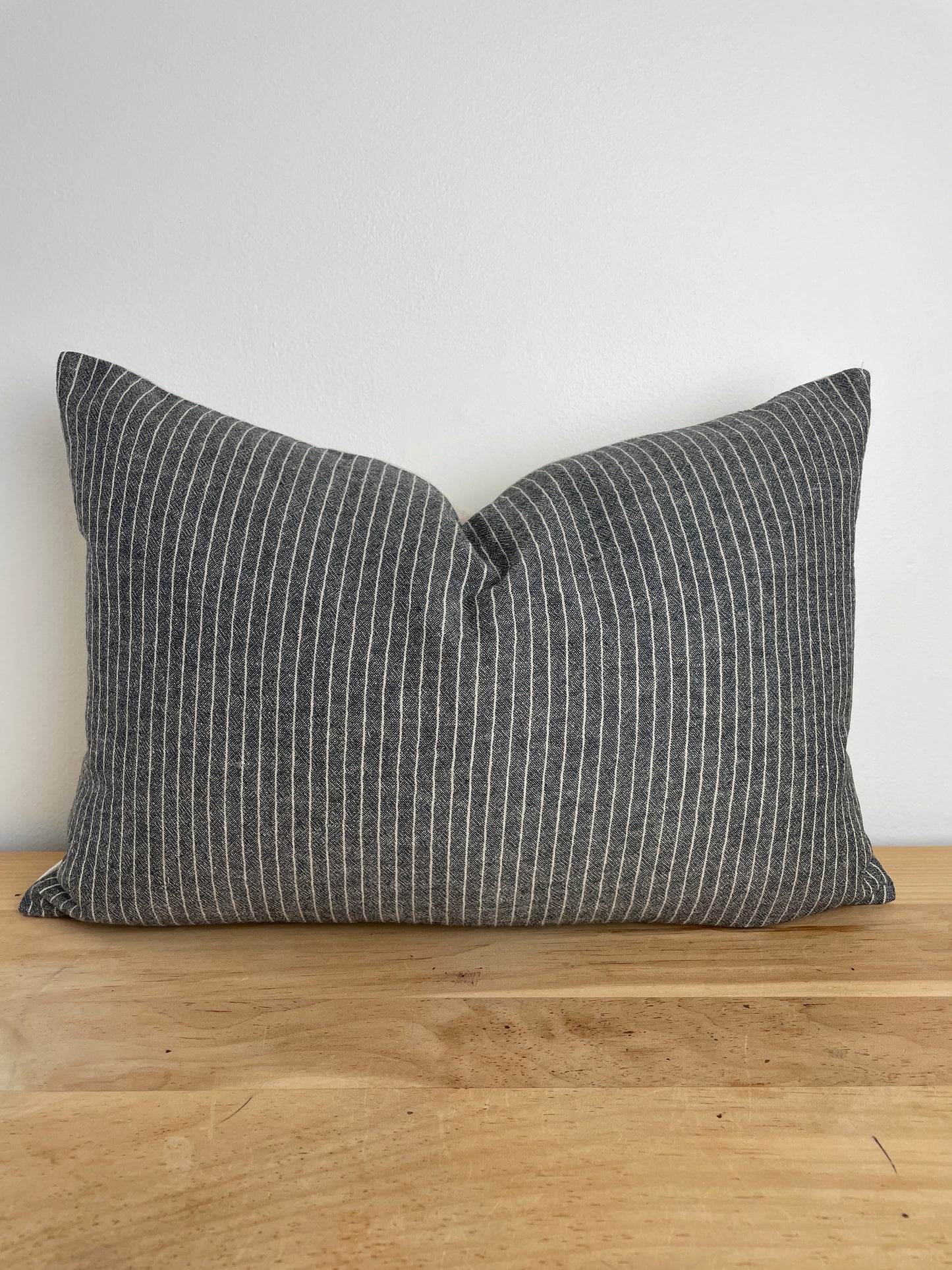 Gray Stripe Pillow Cover, Modern Farmhouse Pillow