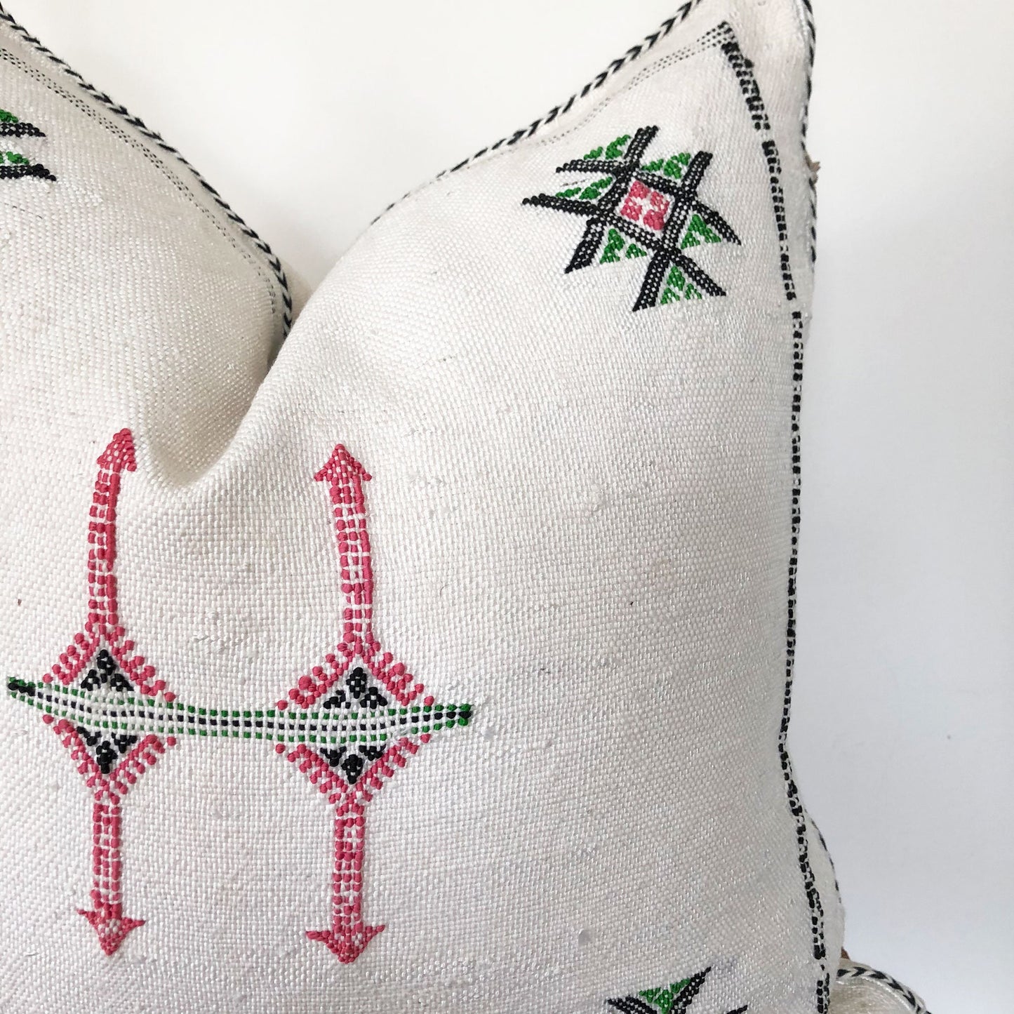 Moroccan Cactus Silk Pillow Cover, Sabra Silk Pillow