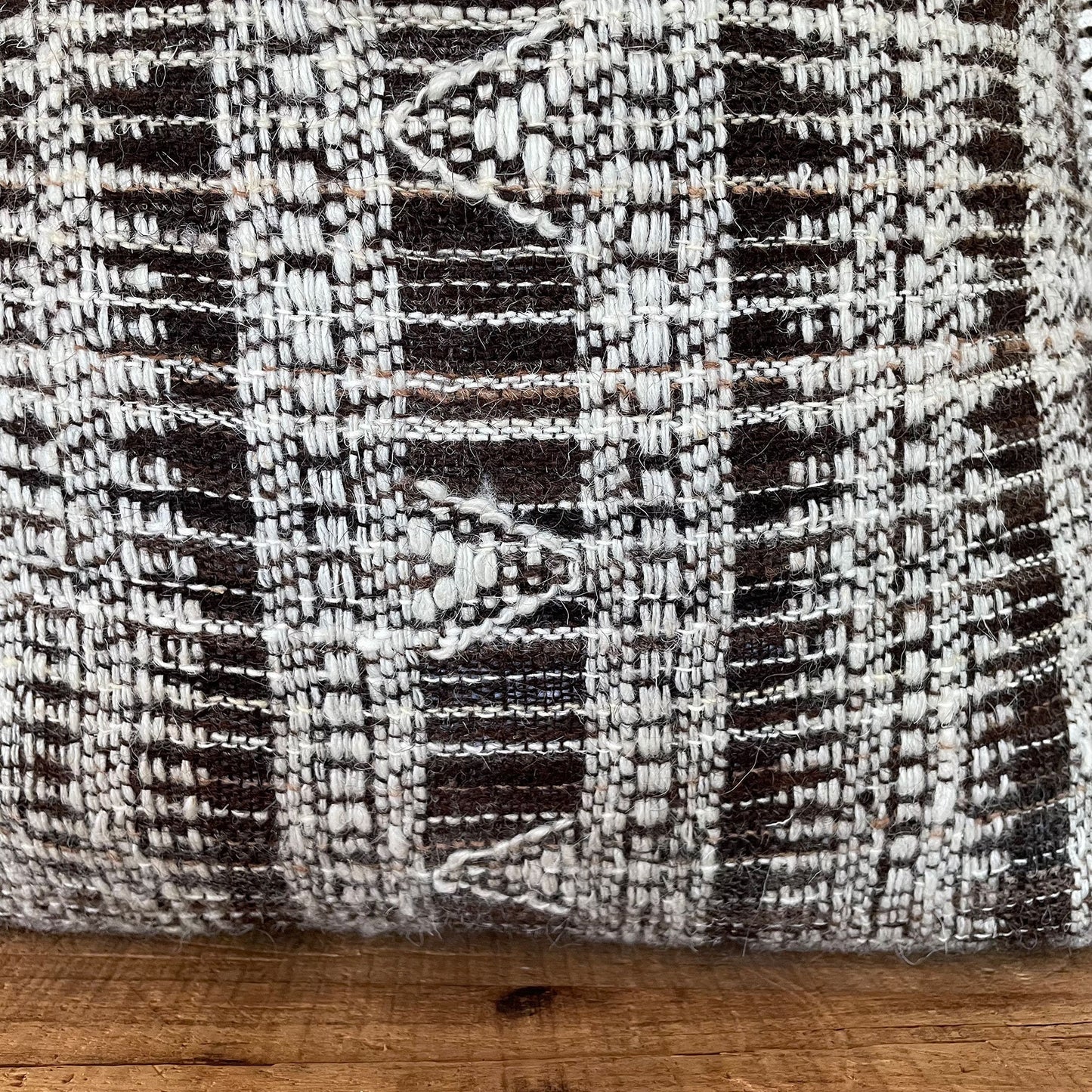 Wool Pillow Cover, Designer Woven Pillows, Hand Loomed Pillow