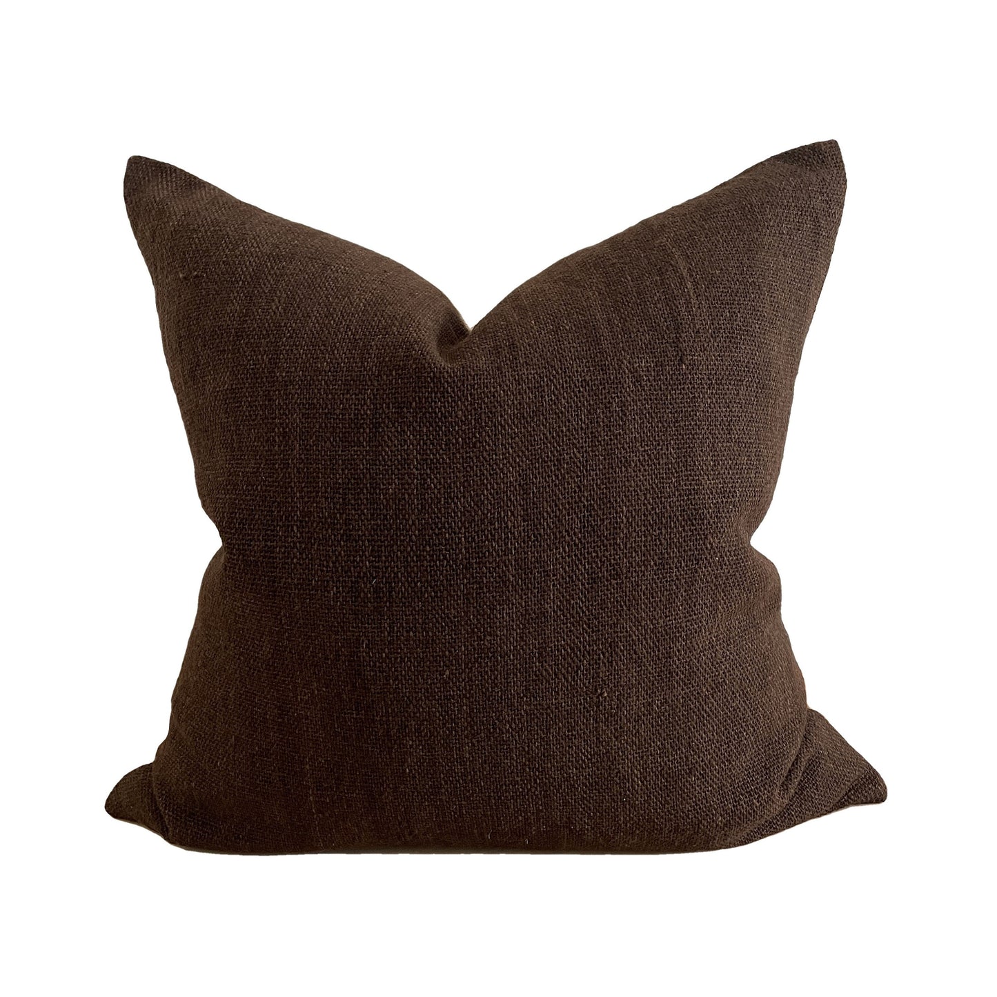 Dark Brown Woven Pillow Cover, Designer Pillow Covers