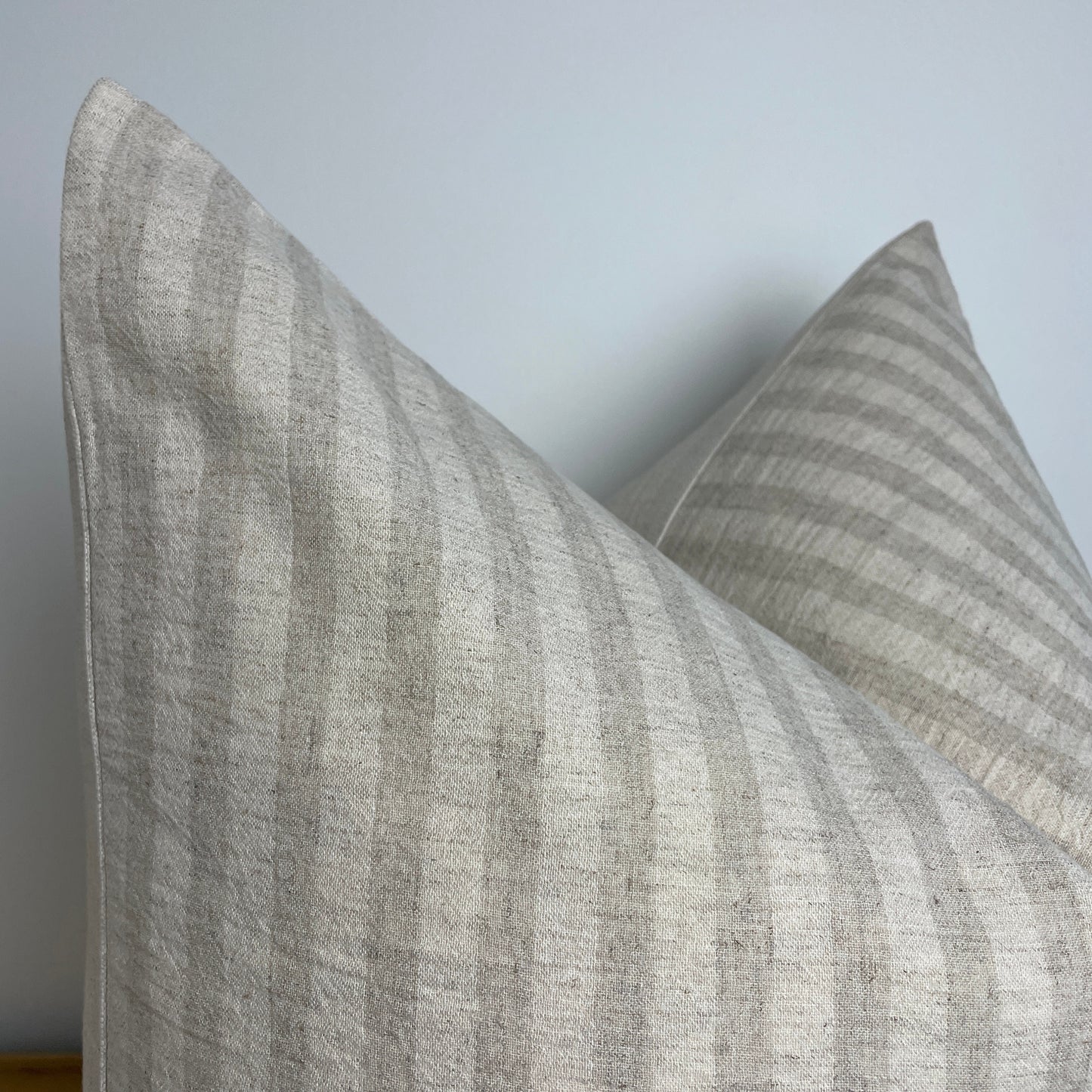 Natural Stripe Pillow Cover