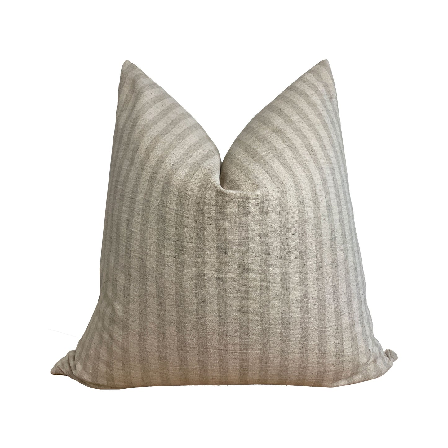 Natural Stripe Pillow Cover