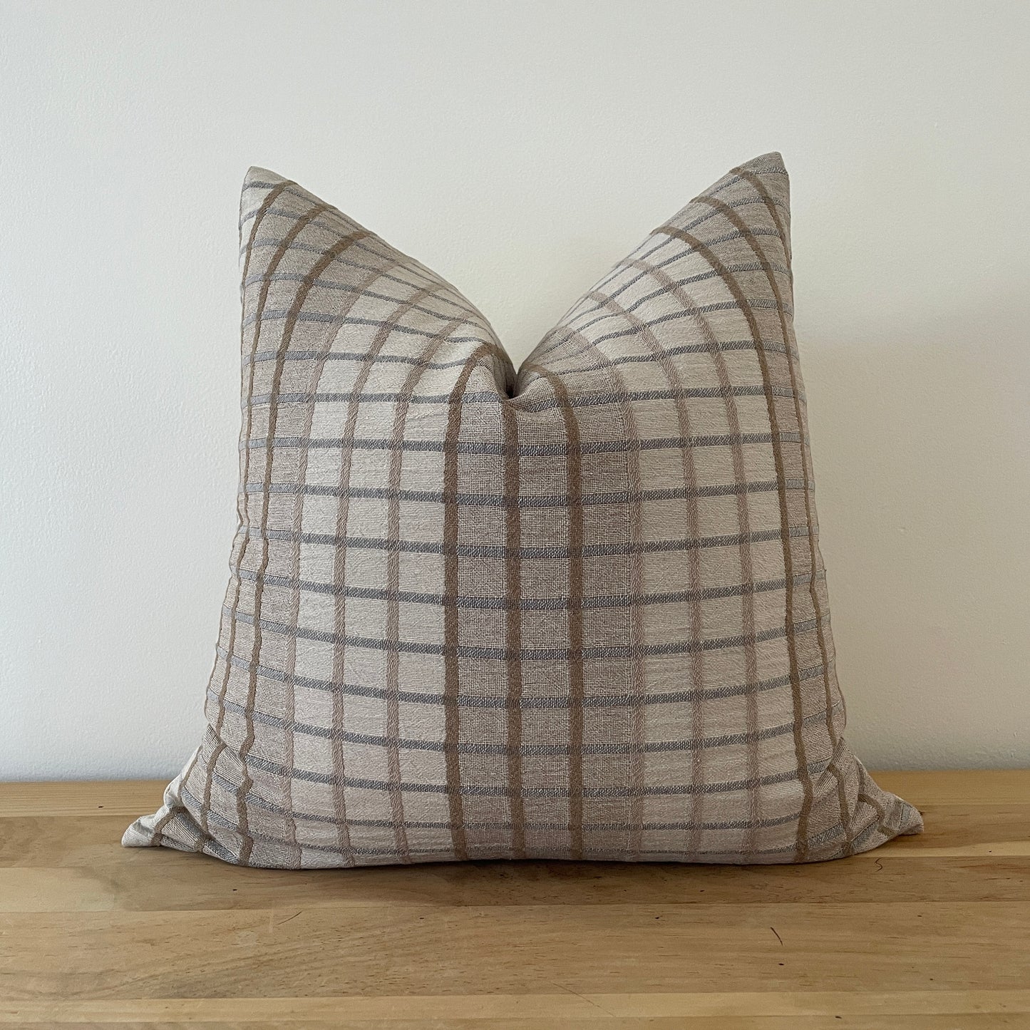 Plaid Pillow Cover.