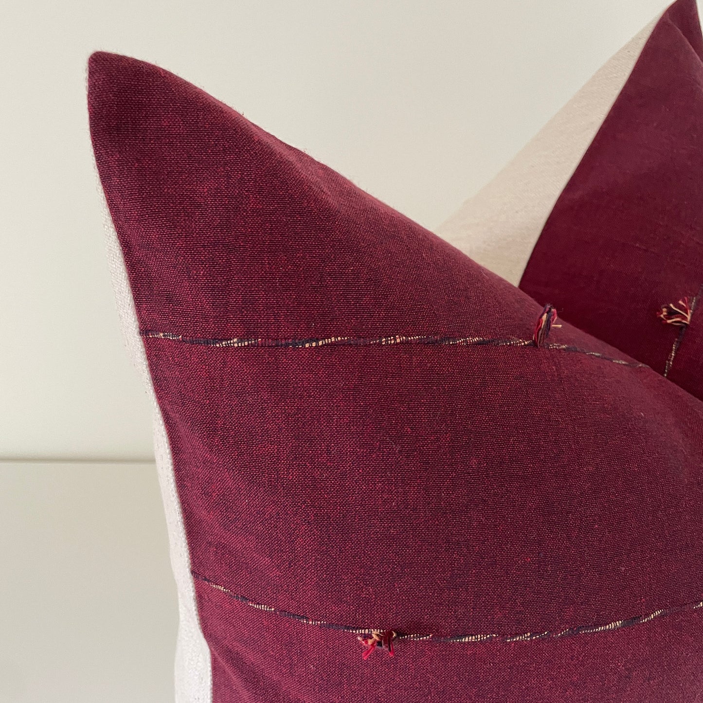 Cranberry Red Pillow Cover, Designer Pillow Covers