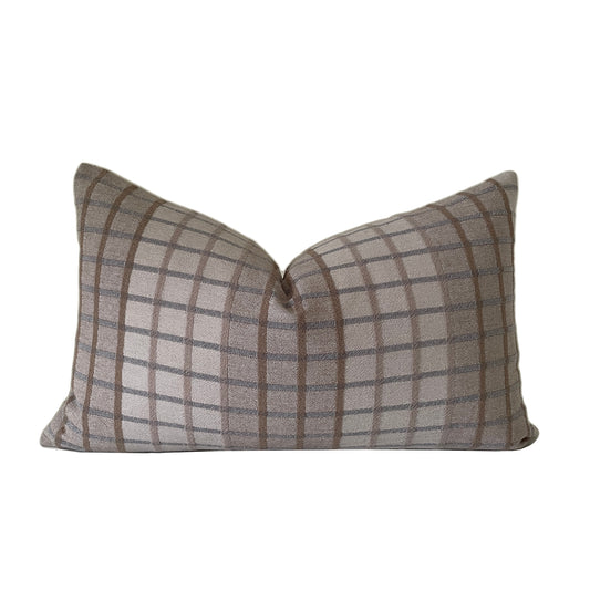 Plaid Pillow Cover.