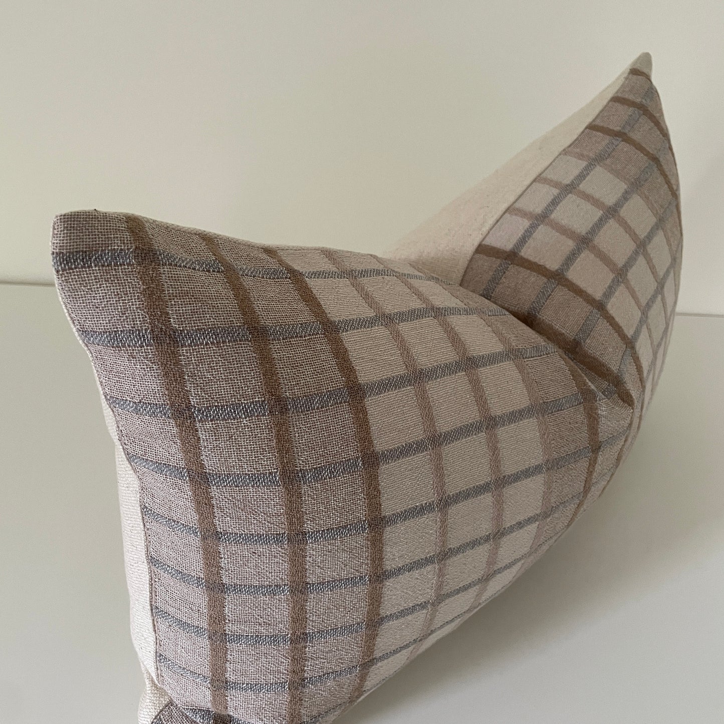 Plaid Pillow Cover.